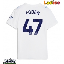 Manchester City Phil Foden #47 Replica Third Shirt Ladies 2026-27 Short Sleeve